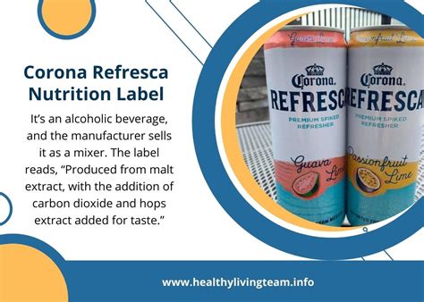 corona refresca nutrition